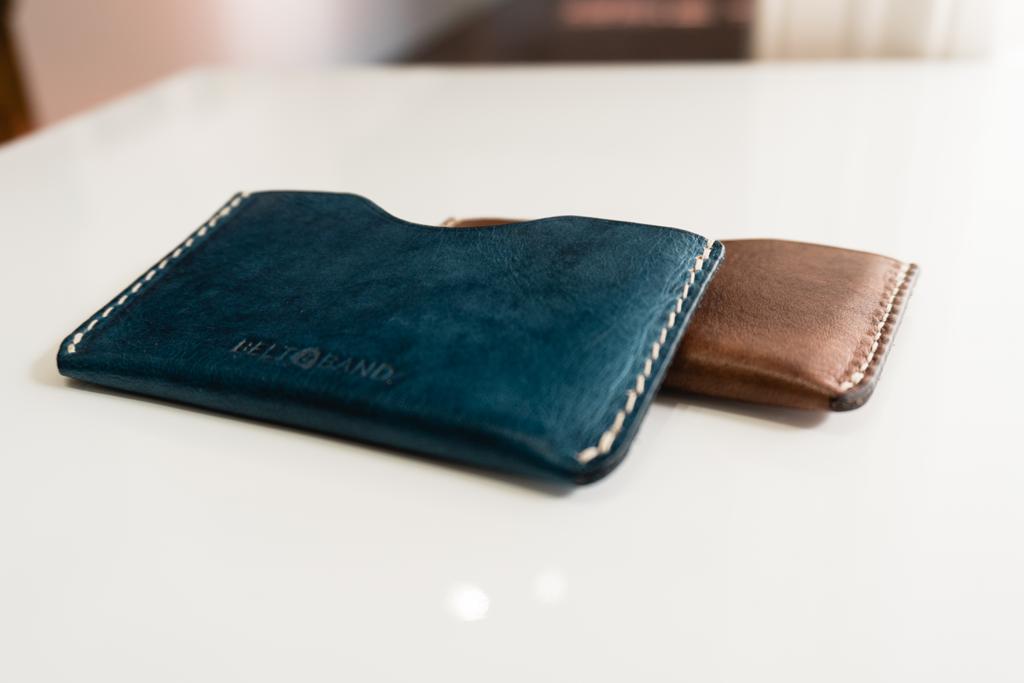 Minimalistic leather wallet/card holder | Classic Brown